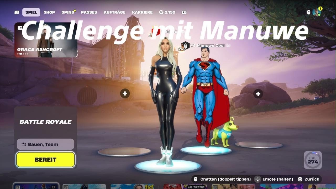 Ich mache die beste Challenge mit Manuwe