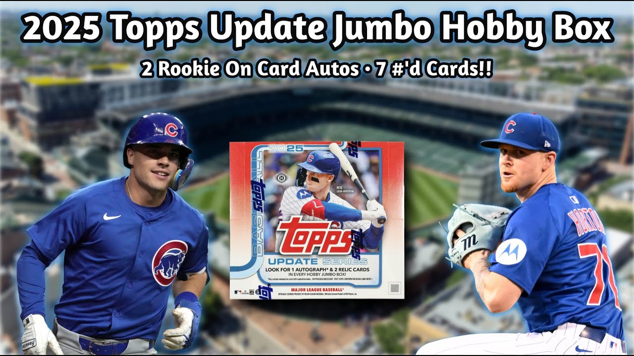 🔥2 ON-CARD AUTOS?!🔥 2025 Topps Update Jumbo Box —  Gold Rainbow Foil /50 • Purple Mojo /75 & More!!