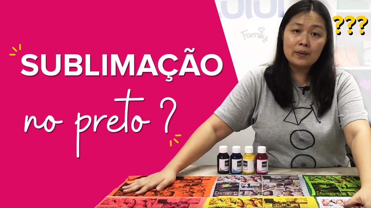 SUBLIMAÇÃO EM CAMISETAS COLORIDAS