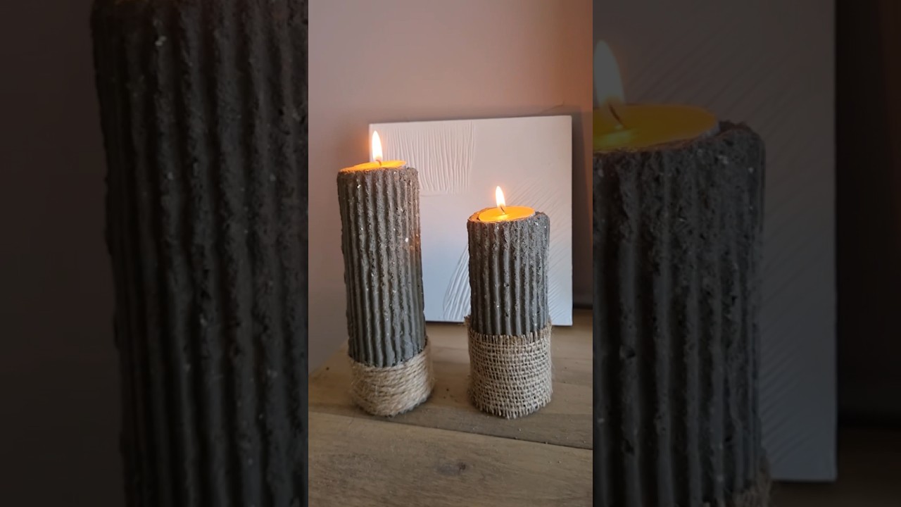 DIY - Deco Velas con Cemento