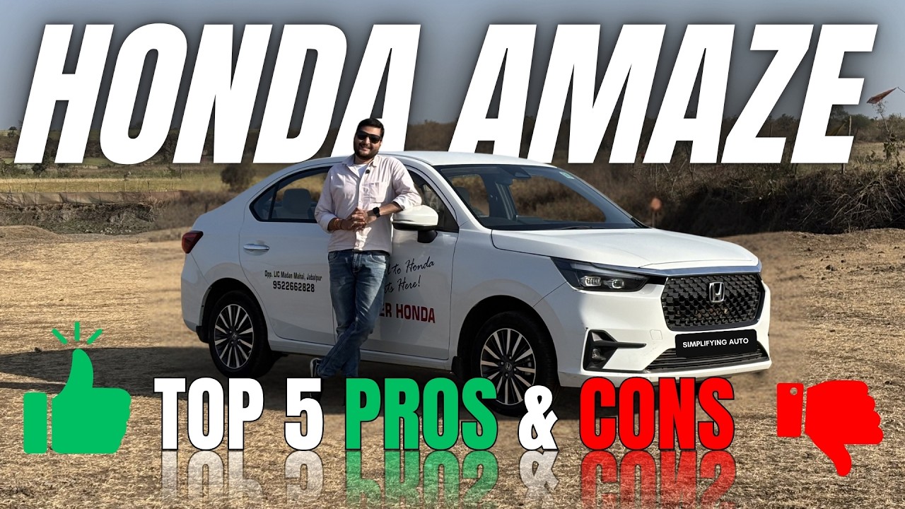 2026 Honda Amaze Top 5 Pros and Cons | Who Should Buy?