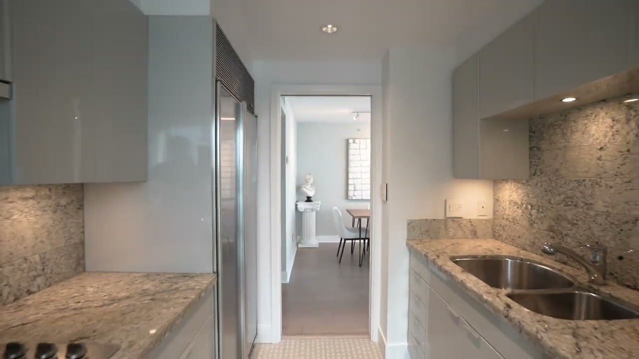 Refined Waterfront view condo at  590 Nicola Street, Vancouver BC.