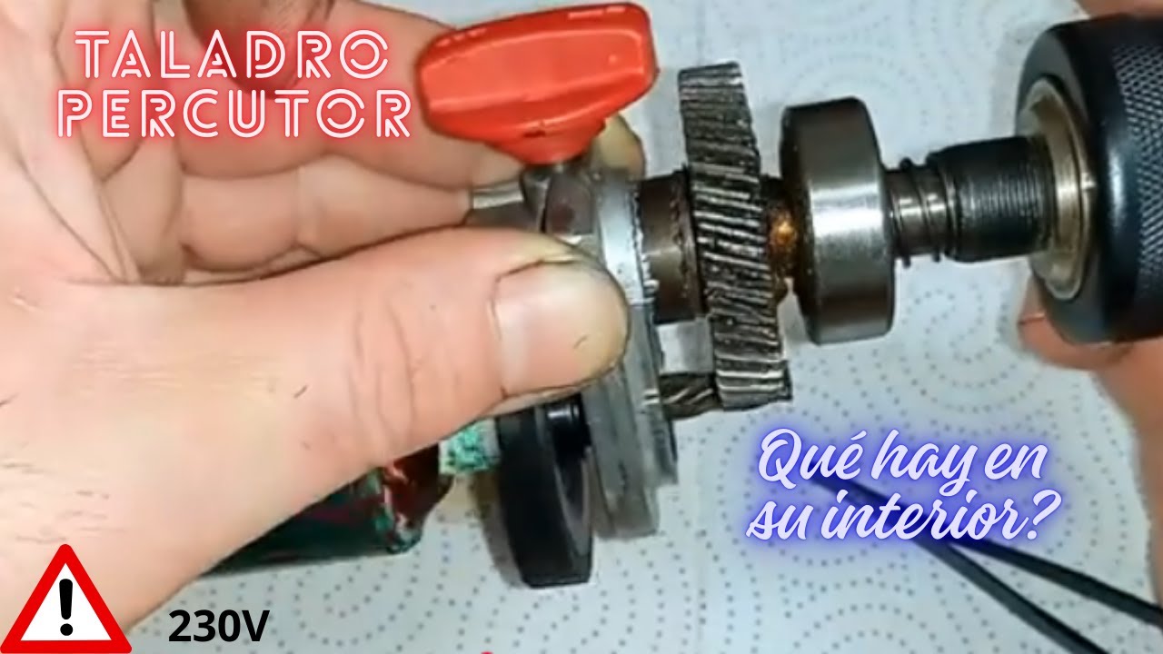 Qué hay en el interior de un taladro - percutor