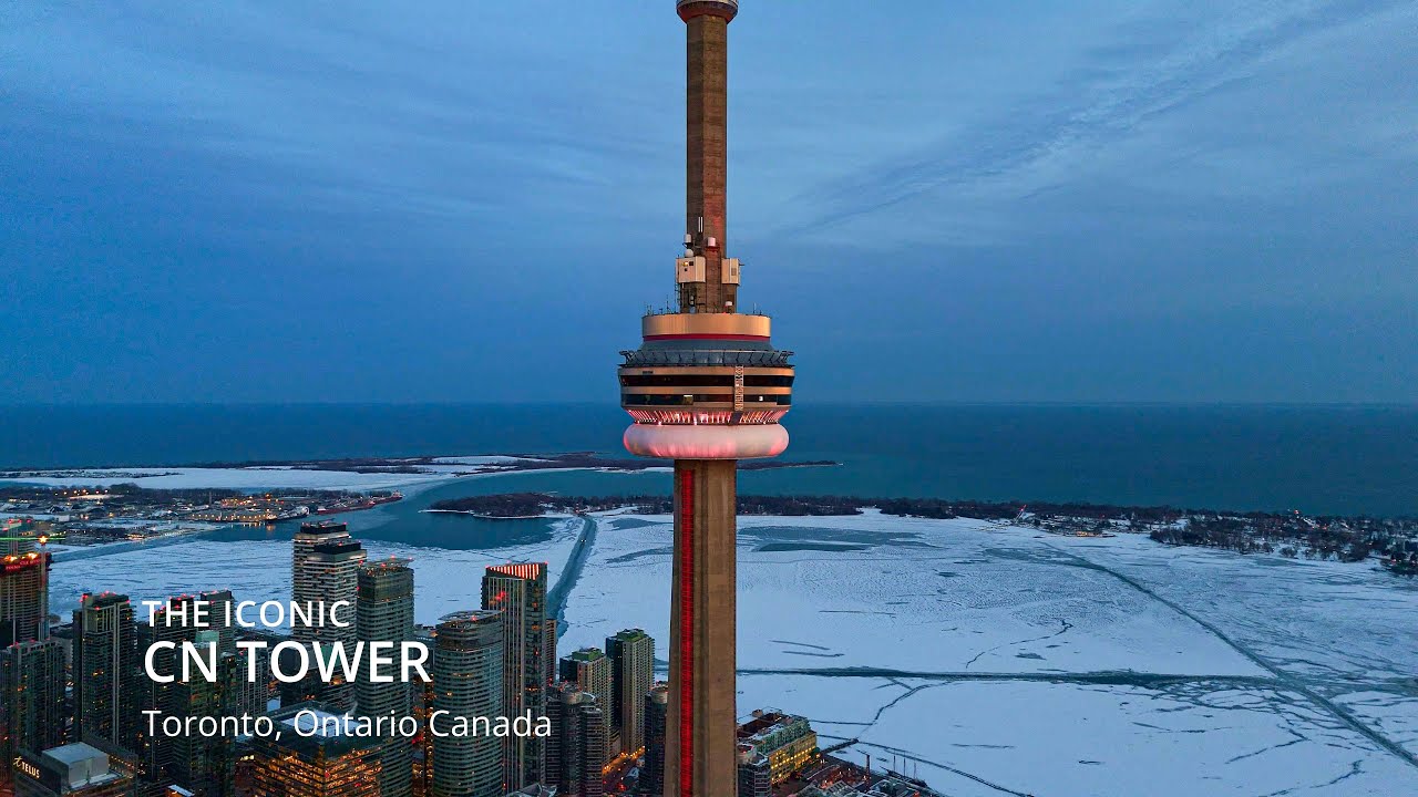 CN Tower standing tall through the winter chill