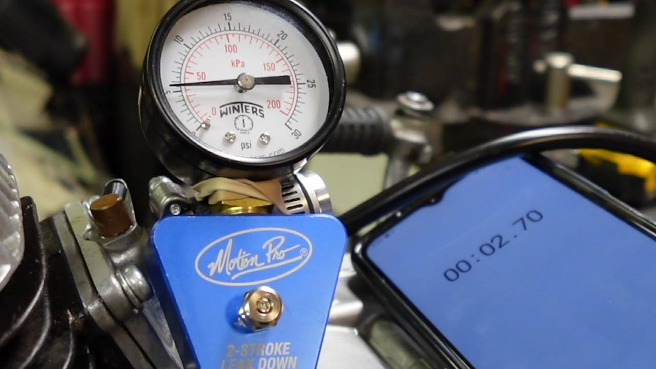 2 Stroke Leak Down Check, how to, DIY