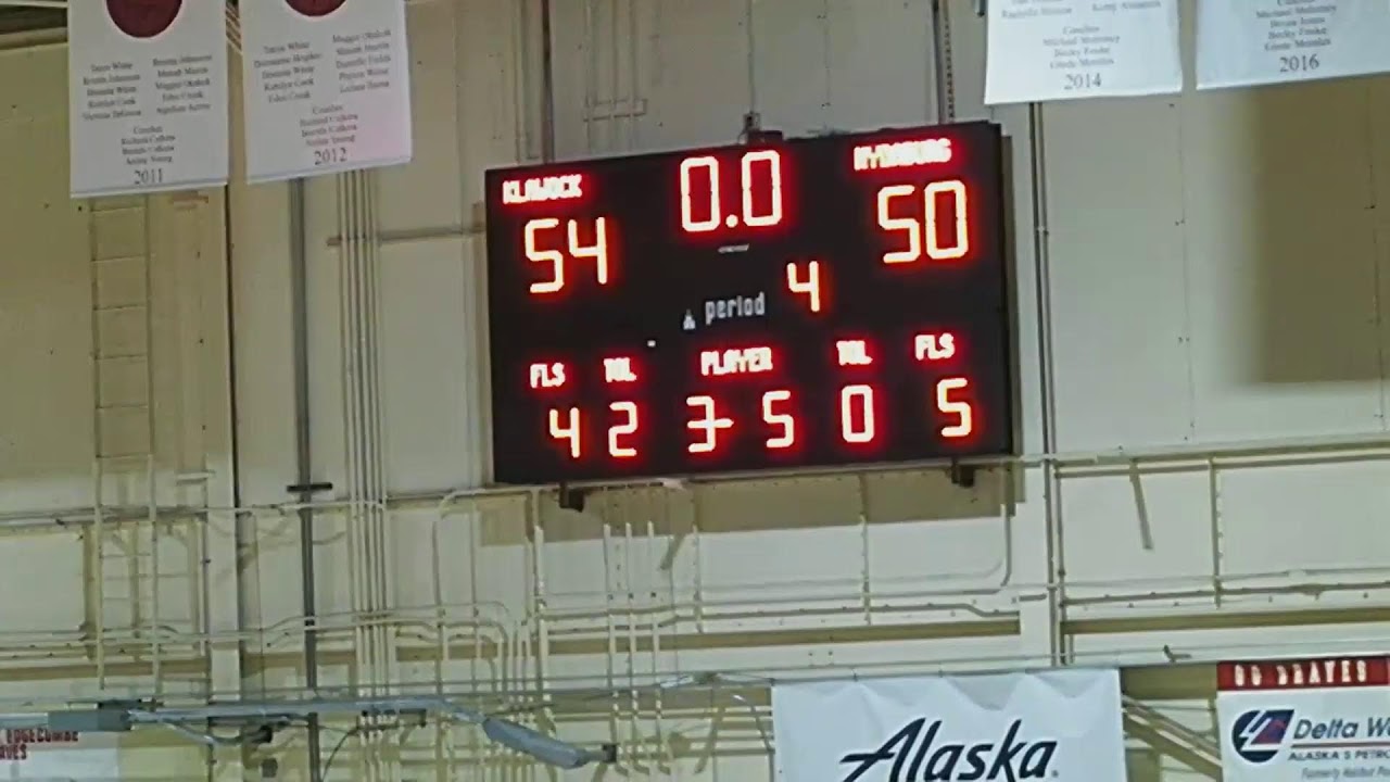 Region 5 1A BASKETBALL KLAWOCK VS. HYDABURG(BOYS)