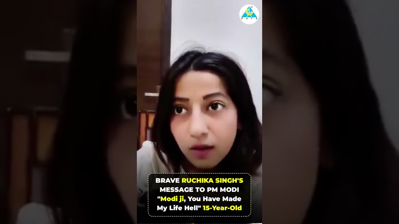 RUCHIKA SINGH'S MESSAGE TO PM MODI 