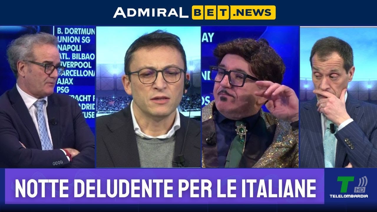 CHAMPIONS, LA NOTTE DEI VERDETTI: INTER, JUVE E ATALANTA AI PLAYOFF. NAPOLI ELIMINATO