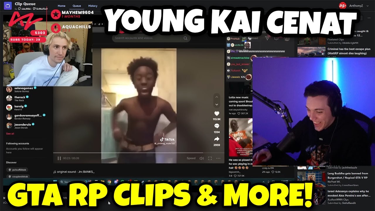 AnthonyZ Reacts To FUNNY GTA RP Clips & More! | GTA 5 RP NoPixel