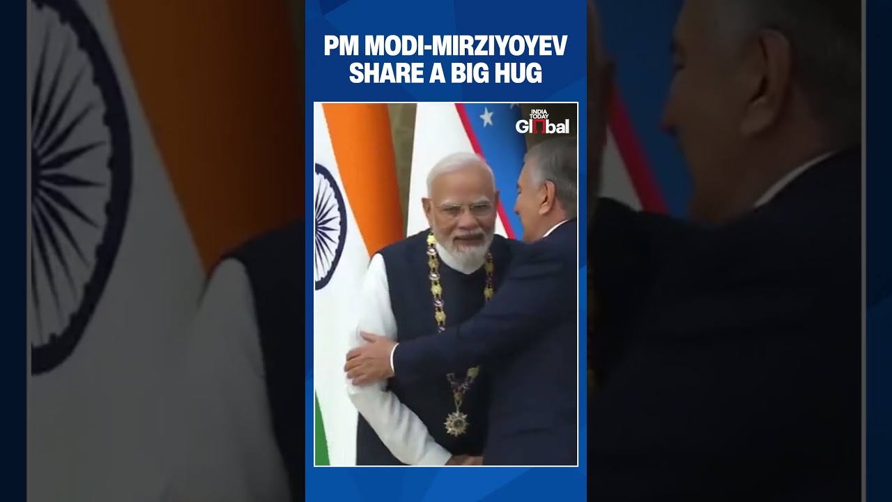 PM Modi Gets Uzbekistan&rsquo;s Top Honour, Shares Warm Hug With Mirziyoyev in Powerful Tashkent Moment