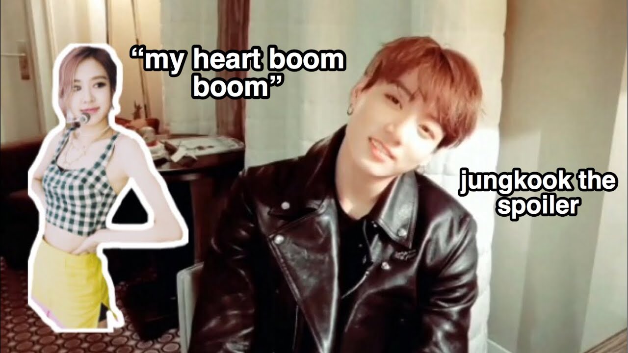 rosé and jungkook clowning each other