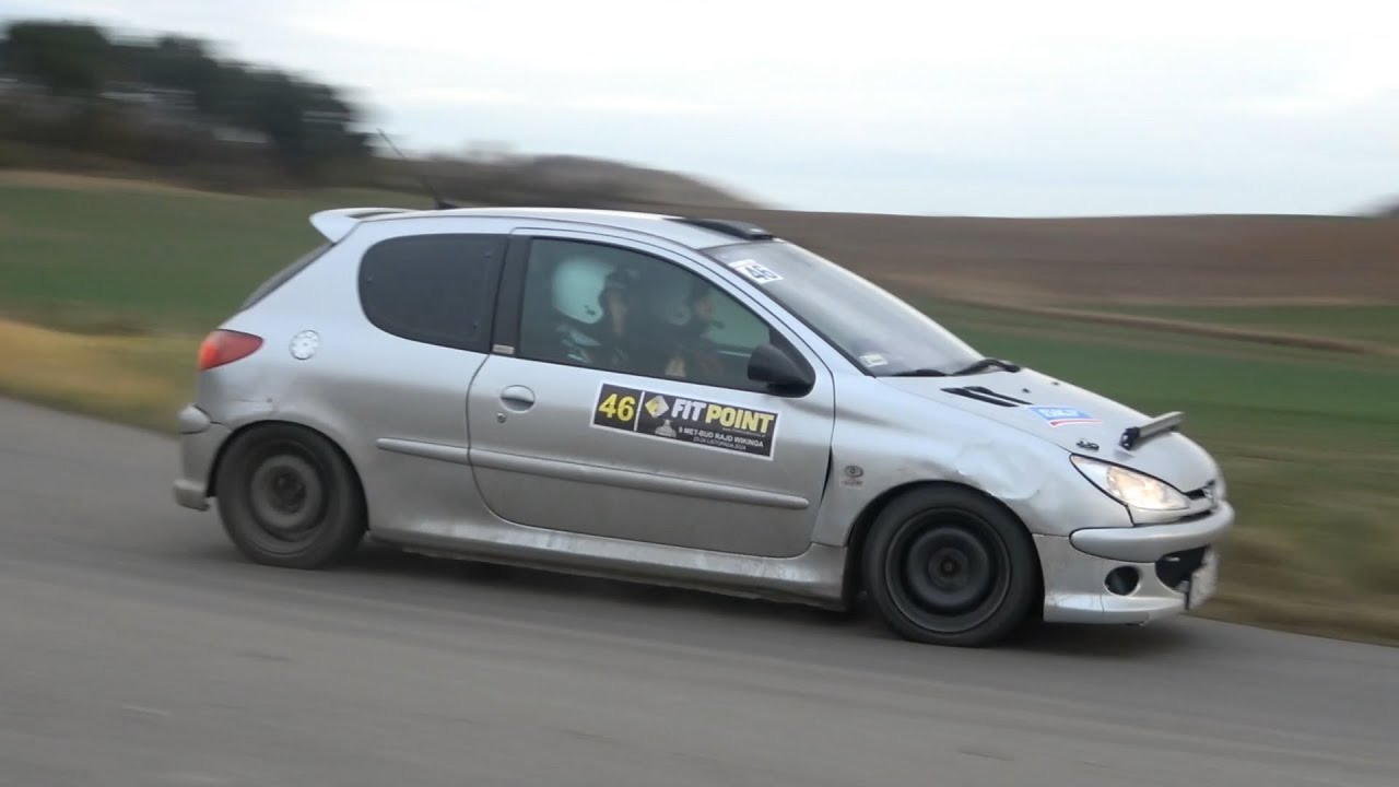 Met-Bud 9 Rajd Wikinga 2024 - Jakub Kołodziej / Łukasz Korona - Peugeot 206 RC
