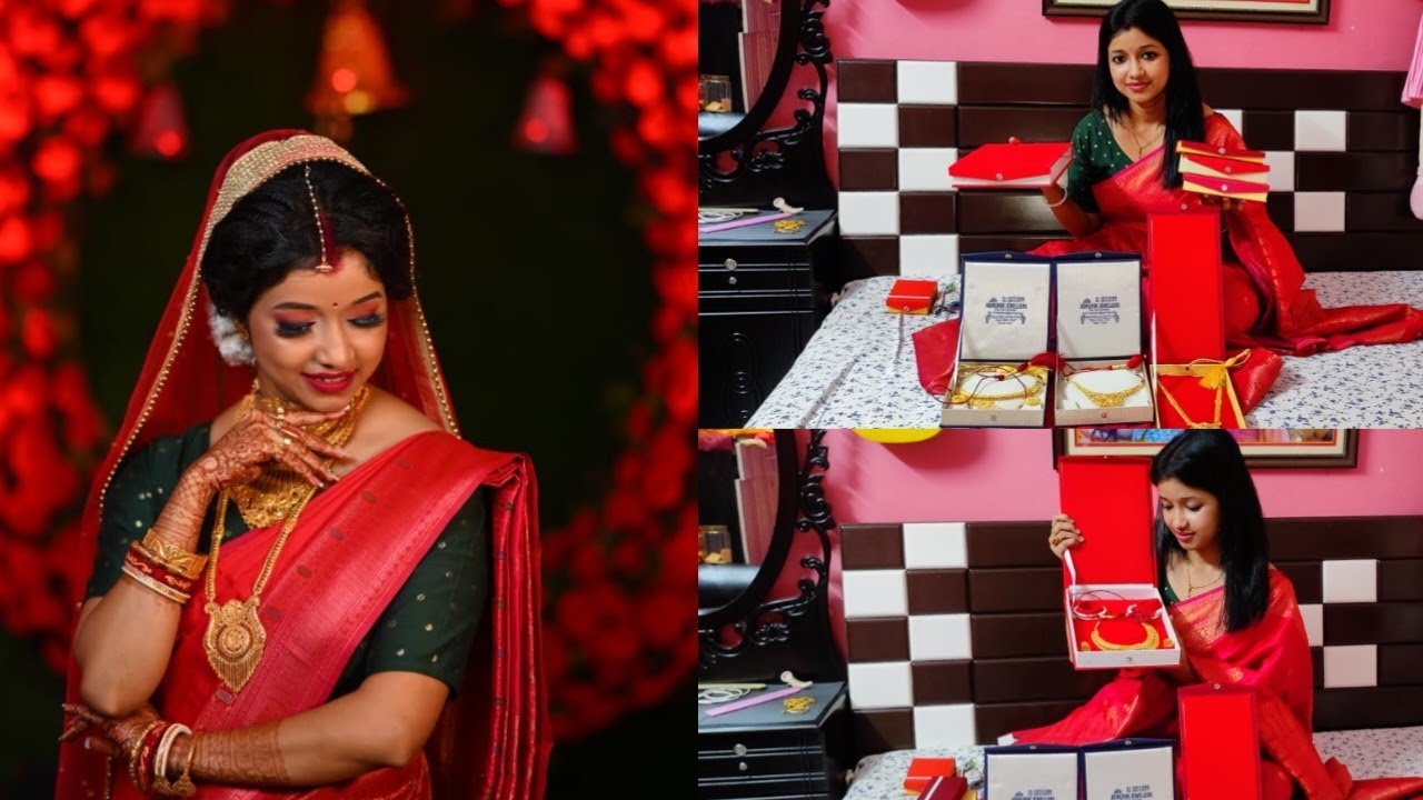 gold collection 😊 Anniversary..তে কি কি সোনার গয়না পড়েছিলাম সবটা তোমাদের দেখালাম..