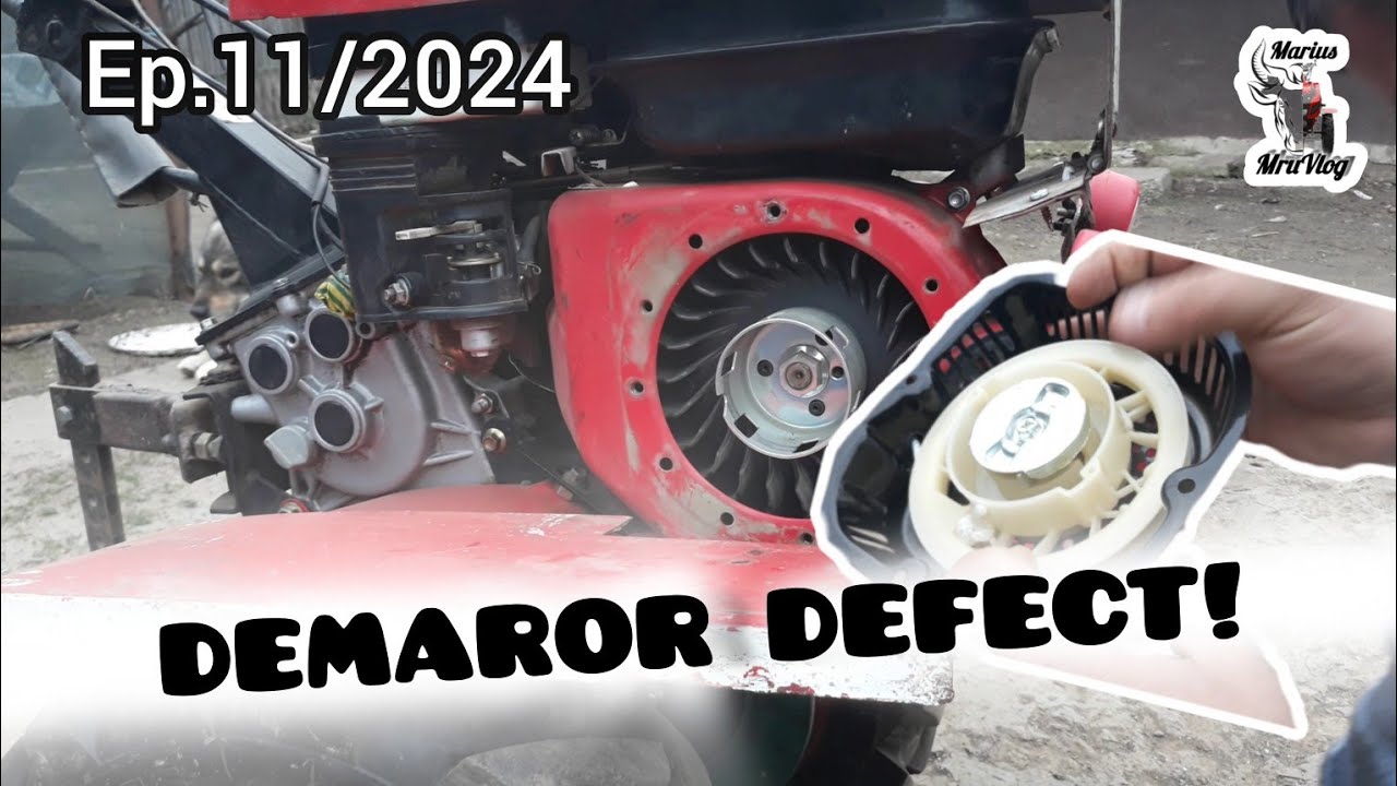 Am Schimbat Demarorul Defect La Motosapa !