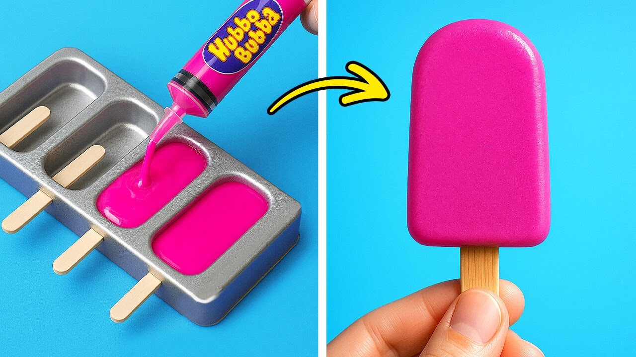 РОЗОВЫЙ кулинарный челлендж! 💖🍭 24 часа безумных блюд и забавных фейлов от 123 GO! Galaxy