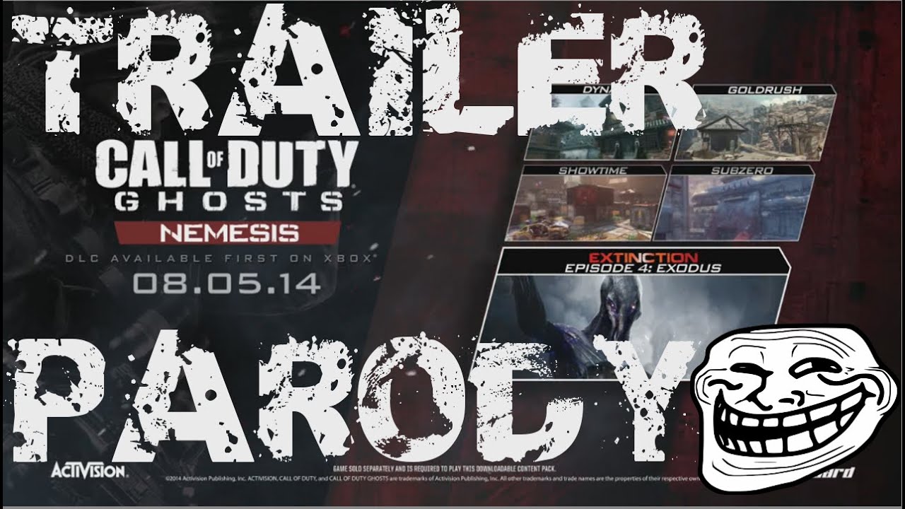 Call of Duty Ghosts Nemesis DLC Trailer Parody