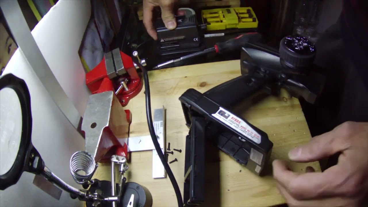 FLY SKY GT3B Battery Replacement with LIPO 220 mAh 35c rechargeable DIY