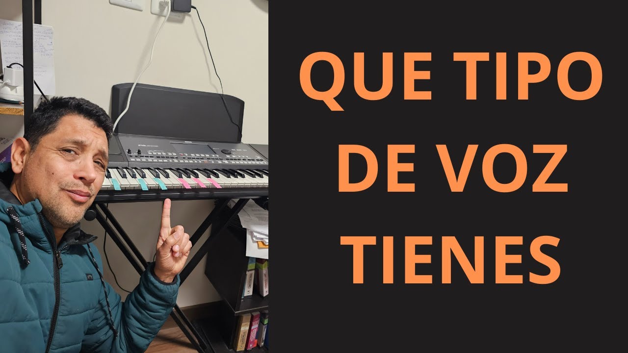 COMO saber que TIPO de VOZ TENGO PARA CANTAR