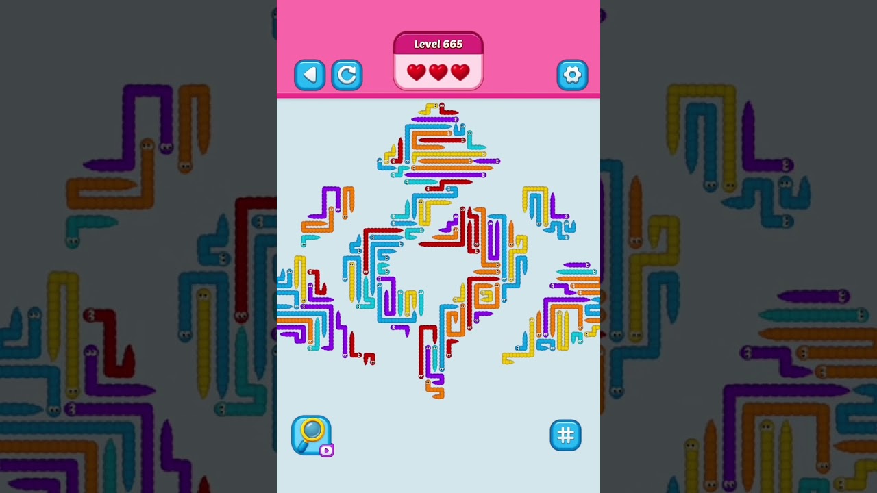 Wiggle Escape Level 661-662-663-664-665-666-667-668-669-670