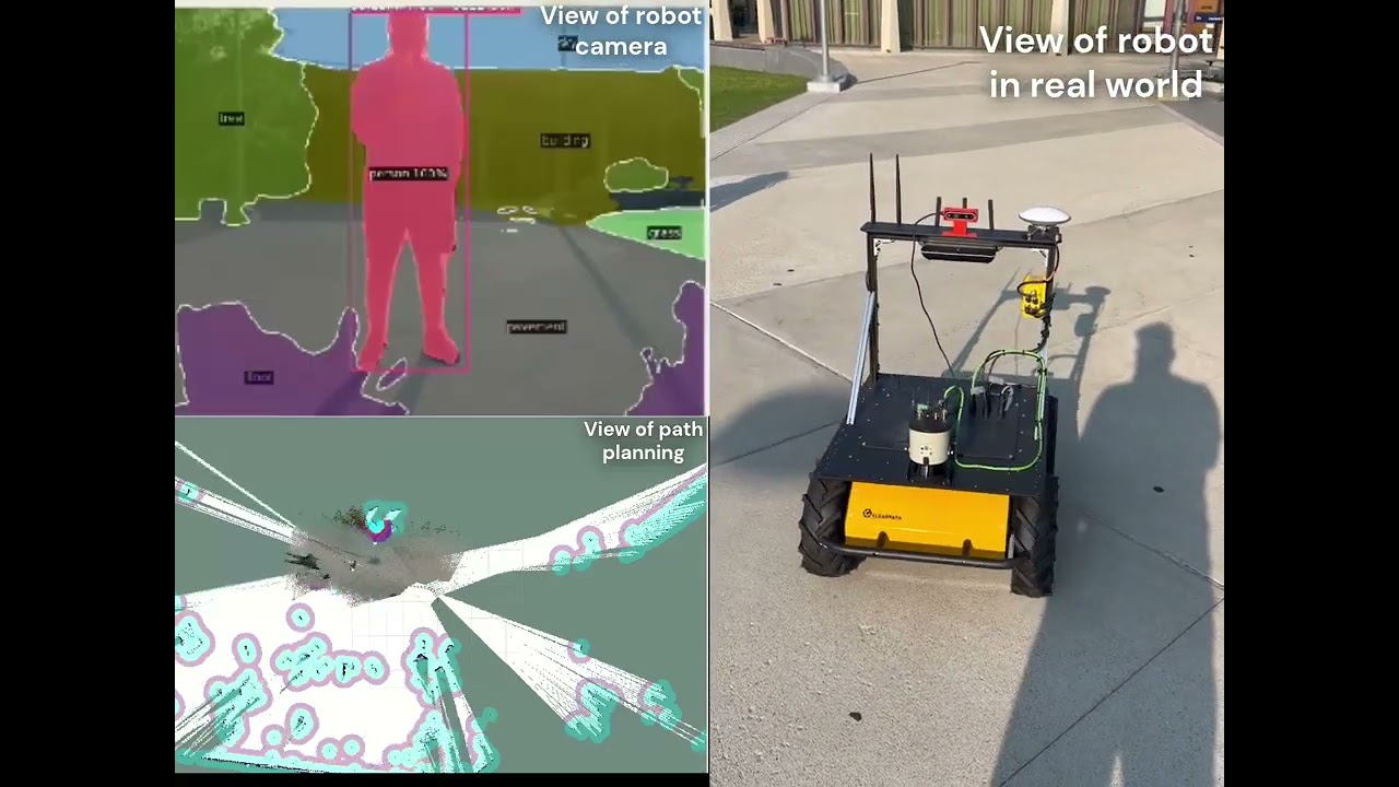 Dynamic Obstacle Avoidance Using Vision + Nav2 #robotics #code #vision #AI #robot #Navigation