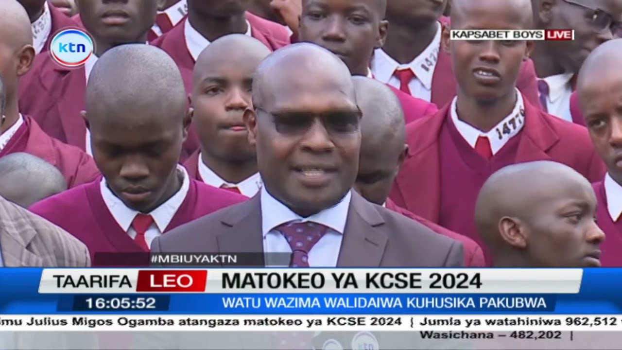 Mwalimu mkuu wa Kapsabet Boys azungumza kuhusiana na matokeo ya KCSE 2024