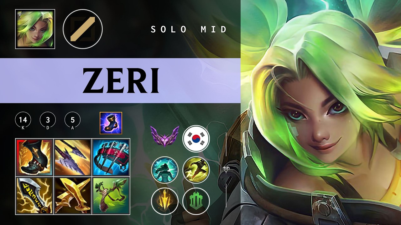 Zeri Mid vs K'Sante - KR Master Patch 26.04