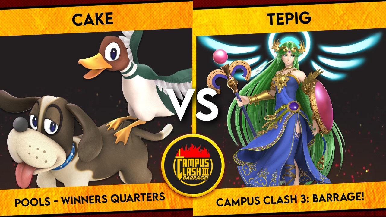 Campus Clash 3 | CaKe (Duck Hunt) vs Tepig (Palutena) | Pools Winners Quarters