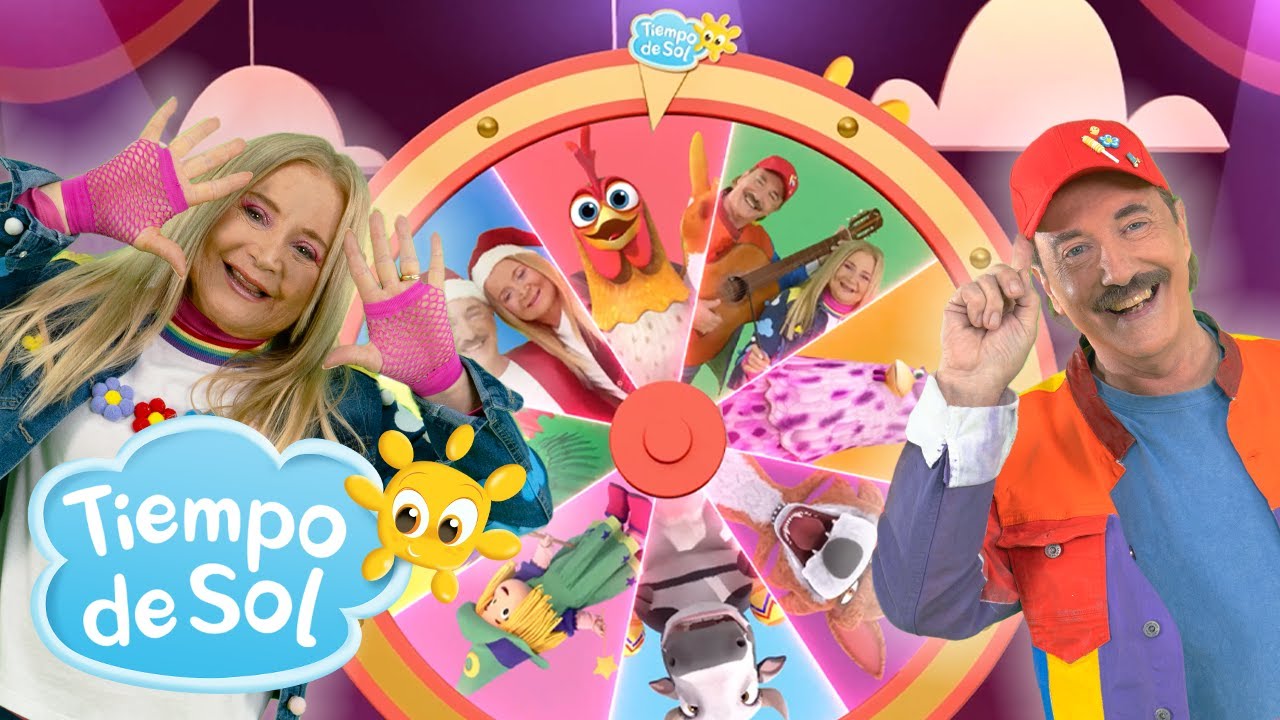 Ruleta de Karaokes Pt.1 🎤 Dúo Tiempo De Sol 🌞🎵 Canciones Infantiles