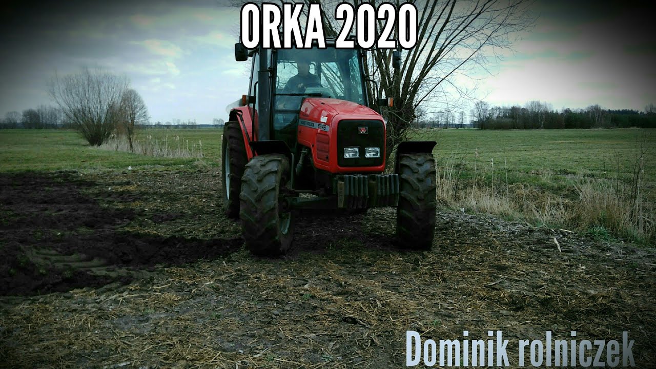 🔥Orka w śniegu??!. Orka pod kukurydzę 2020. 1x massey ferguson 🔥