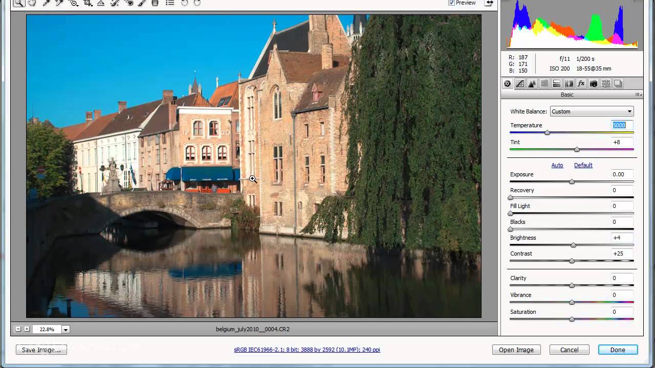 Processing RAW files in Adobe Camera RAW - Part 3 - The Ins & Outs of ACR