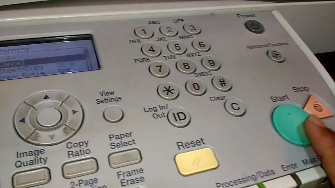 how to make both side micro, mini xerox & photo copy in Canon Image RUNNER 2420L