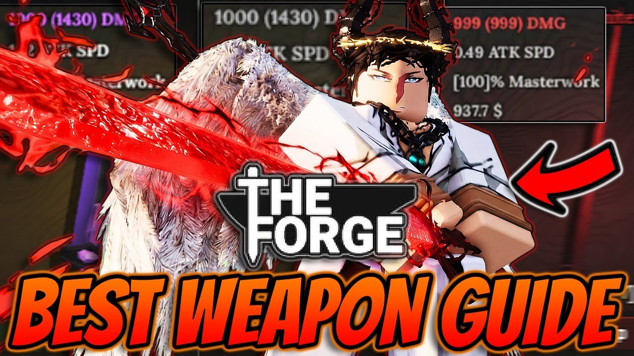 *ЛУЧШЕЕ* руководство по созданию ЛУЧШЕГО оружия в Forge Roblox!