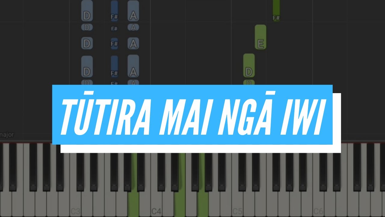 Learn to Play Tūtira Mai Ngā Iwi | Māori Piano Tutorial | Starting In Te Reo Māori