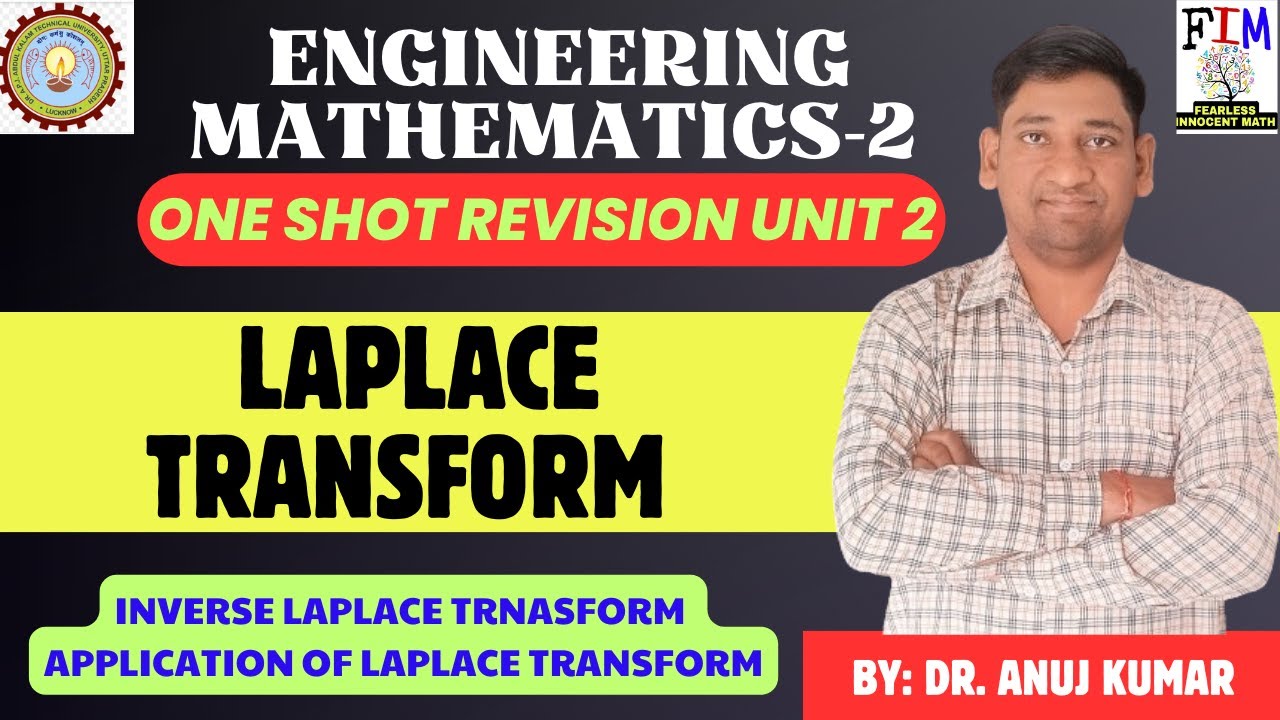 ONE SHOT REVISION | ENGINEERING MATHEMATICS-II | UNIT-2 | LAPLACE TRANSFORM | WITH APPLICATIONS