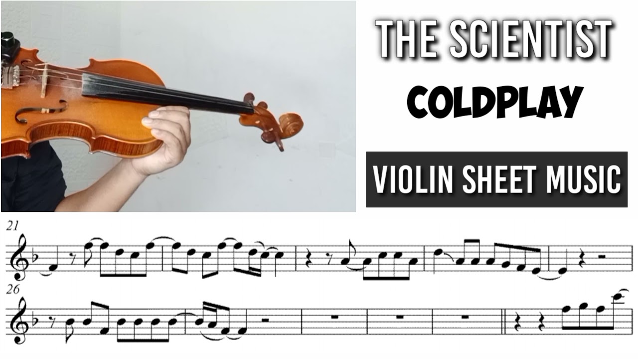 The Scientist - Coldplay [Violin Cover With Sheet Music]