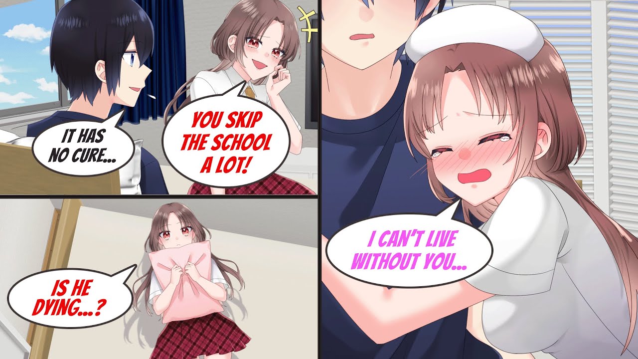 ［Manga dub］My cute childhood friend mocks me because I skip school a lot but...［RomCom］