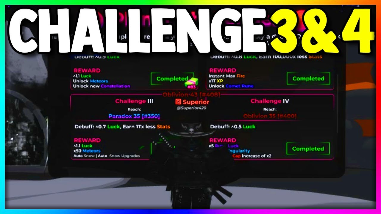 COMPLETING CHALLENGE 3 & 4 In Roblox Omega Rarities 2...