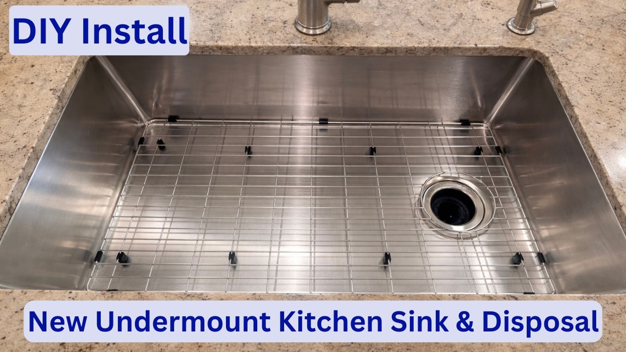 Kitchen Sink & Disposal Install - DIY     #diy #diyprojects #home #kitchen #home  #homeimprovement
