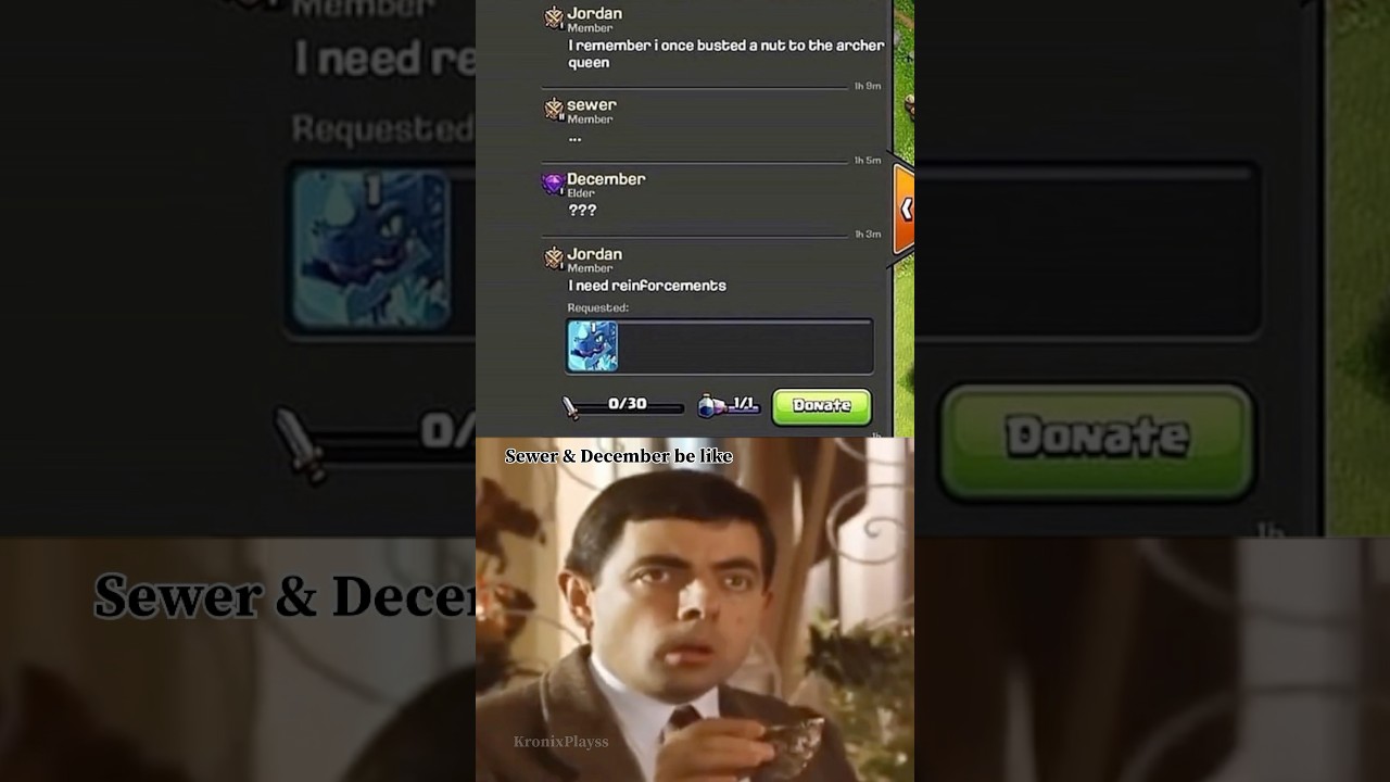 When clan chat goes from sus ➡️to troop requests in 2 seconds 😂| KronixPlayss 