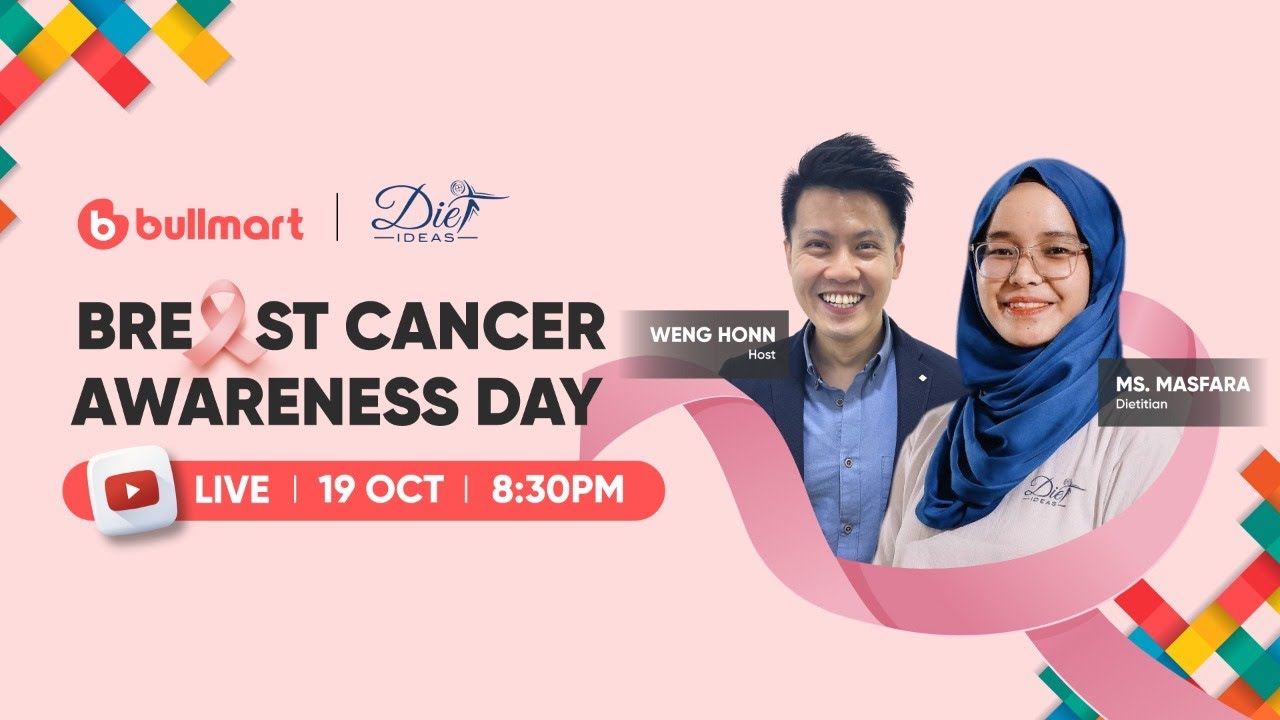 Breast Cancer Awareness 2021 Bullmart Malaysia With Ms.Masfara Dietitian from Dietideas