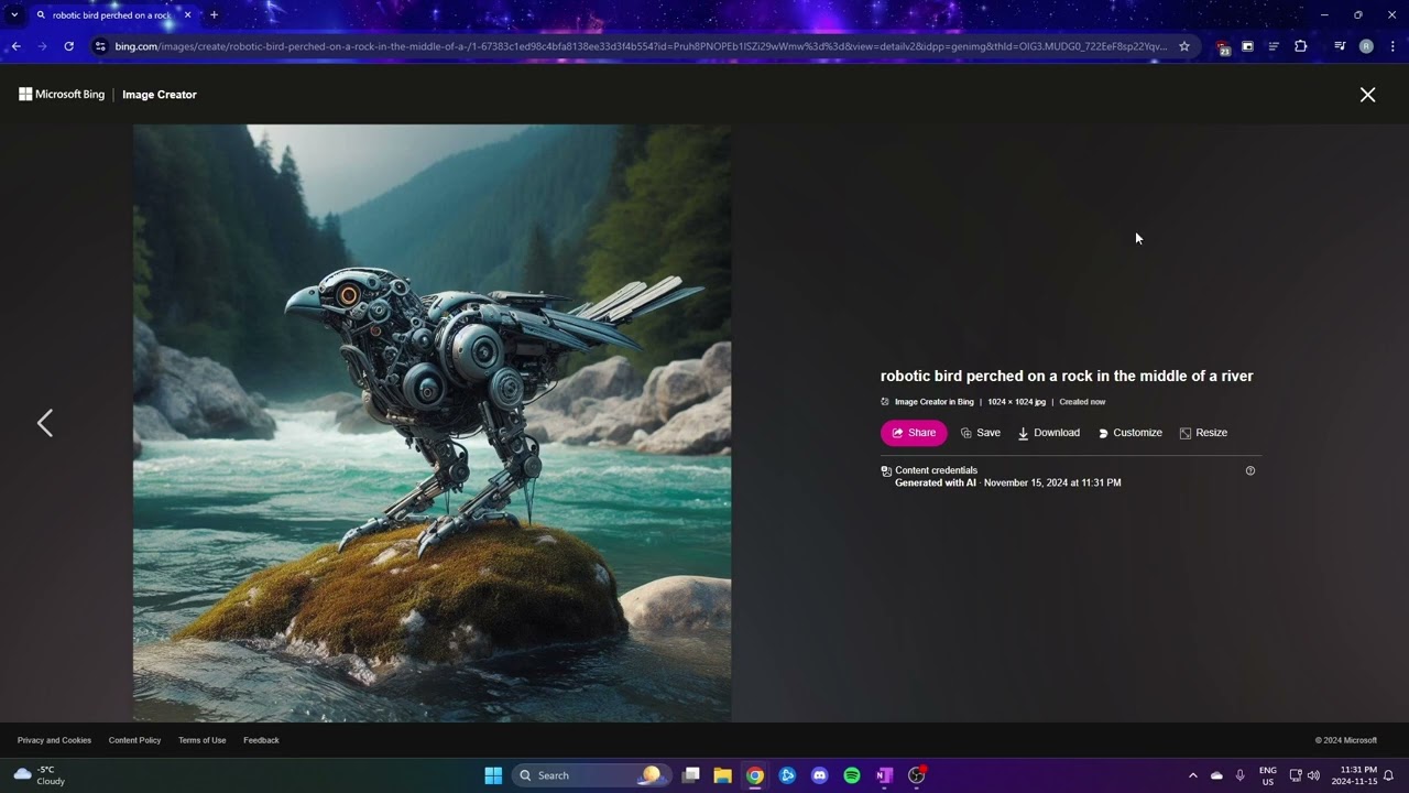 How to use Microsoft Bing Image Creator