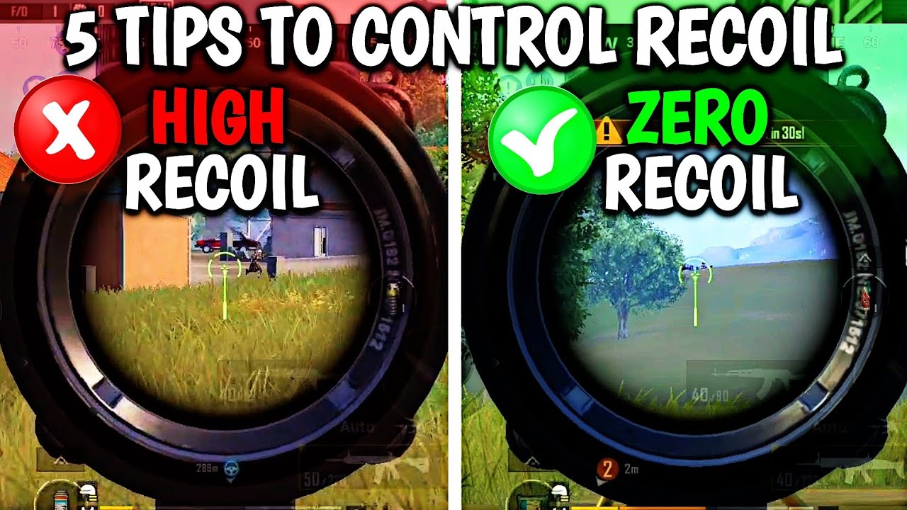 5 TIPS TO CONTROL RECOIL IN BGMI / PUBG🔥ZERO RECOIL TIPS & TRICKS BGMI / PUBG || KO EXOTIC GAMING ||