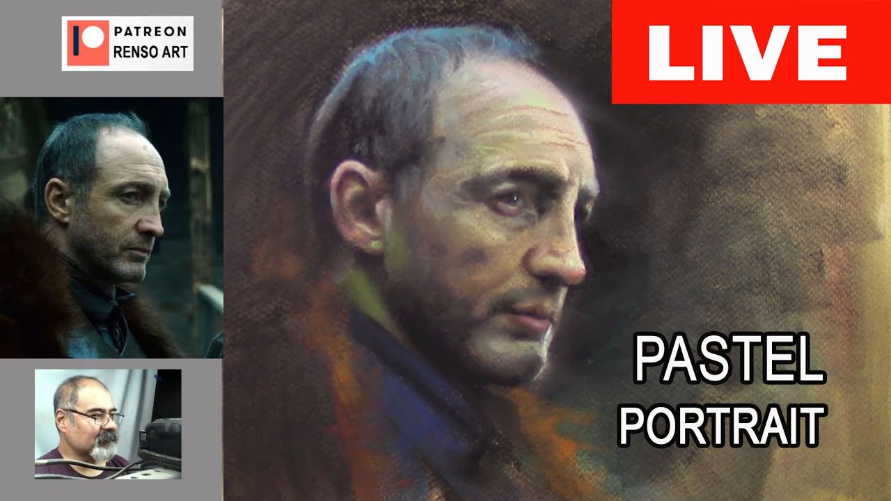 Live Session - Soft pastel portrait