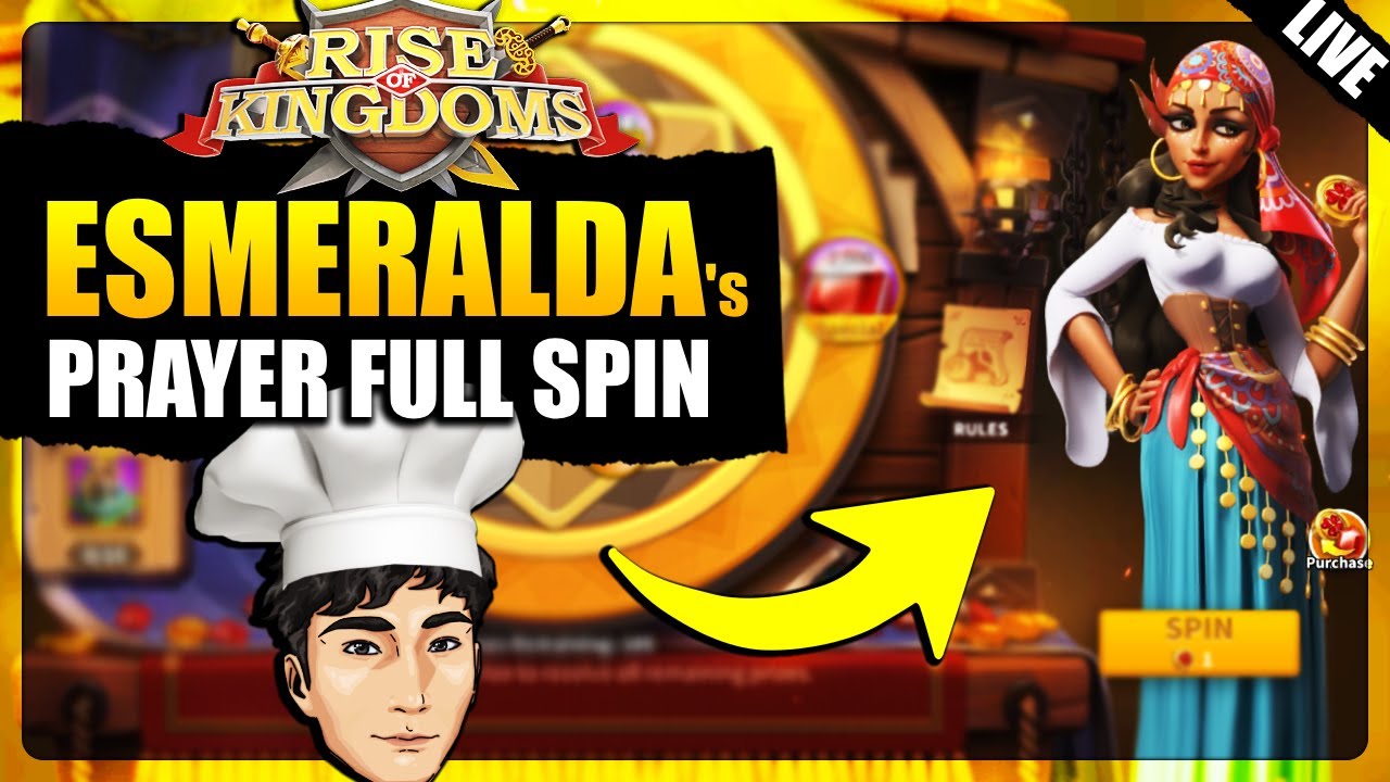 !drops - Esmeralda's Prayer FULL Spin - Hammer Event - Alliance Mobilization on Restart