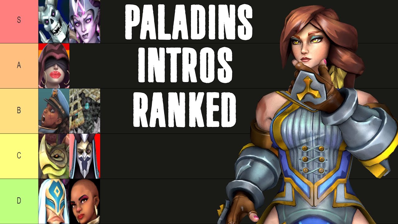 Ranking Each Champions Select Animations | Paladins Tierlist