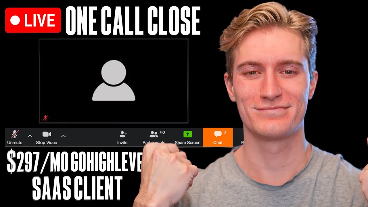 Closing A $297/mo GoHighLevel SaaS Client One Call Close LIVE
