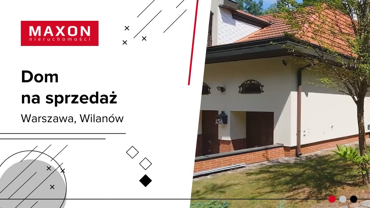 Dom na sprzedaż, Wawer - film z drona