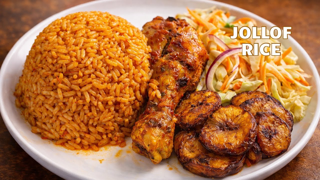 Quick Jollof Rice Recipe | The BEST Party Jollof Rice Recipe