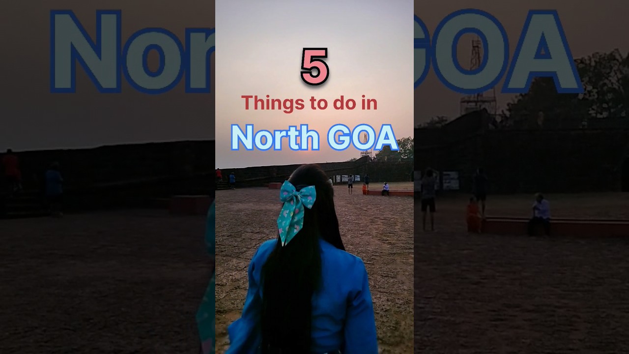 5 Things To Do in North Goa #travelvlog #goa #trending #viral #youtubeshorts #shorts #shortvideo