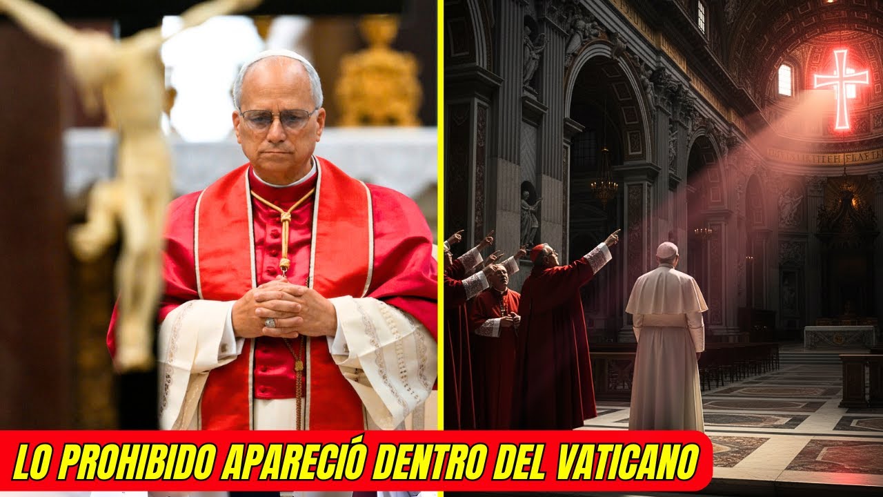 🚨URGENTE🚨 Un símbolo prohibido aparece ante el Papa León XIV — el Vaticano cae en un silencio ater